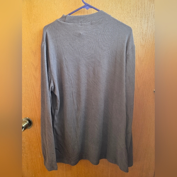 NWT COOFANDY Men's Charcoal Crewneck Thermal Large - Picture 5 of 5